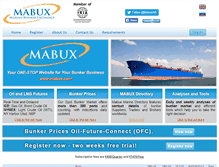 Tablet Screenshot of marinebunkerexchange.com